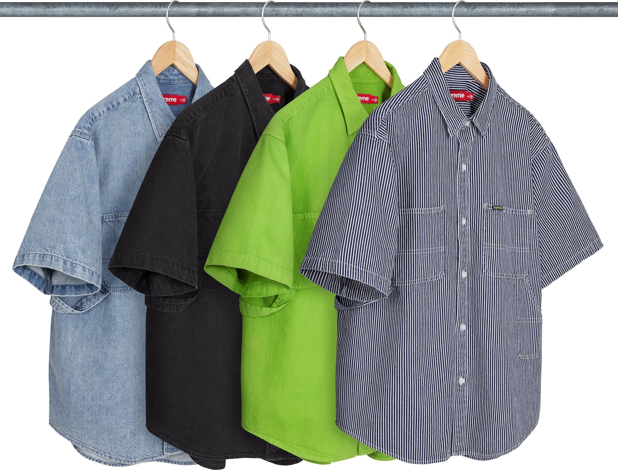 Loose Fit S/S Denim Painter Shirt